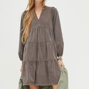 Anthropolgie Pilcro Corduroy Tiered Dress